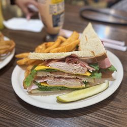 Goldbergs Fine Foods - Toco Hills - Club sandwich with French fries