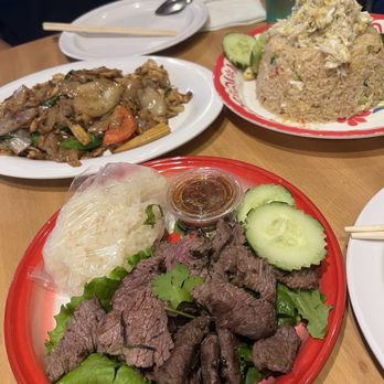Too Thai Street Eats - N3-Pad Kee Mow, G7-Crying Tiger, F4-Crab Fried Rice - Thai Near Me - Carrollton, Texas