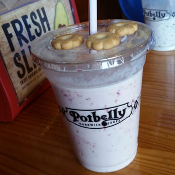 Potbelly - Best strawberry shake ever! - Sandwiches Near Me - Elmhurst, Illinois