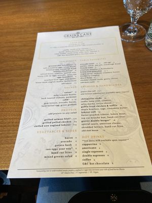 Menu photo 3 Grain and Cane Berkely Heights, NJ