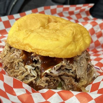 Chubby's Cafe - Pulled pork sandwich, piled high with tender meat - Burgers Near Me - Riverton, Utah Chubby's Cafe - Pulled pork sandwich, piled high with tender meat - Burgers Near Me - Riverton, Utah