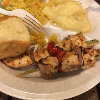 Pollo Tropical - Chicken pinchos... takes over 30 minutes to cook apparently - Fast Food Near Me - Miami Lakes, Florida