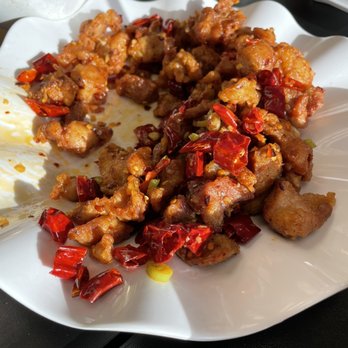 The Show Restaurant - La zi ji-Spicy chicken - Chinese Near Me - Corvallis, Oregon
