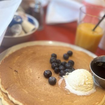 The Egg Bistro - Blueberry Infused Pancakes - Breakfast & Brunch Near Me - Chesapeake, Virginia