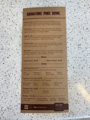 Menu photo 6 Koino Poke Midvale, UT
