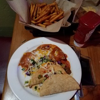 Don Jose's - 2crispy tacos with ground beef, a chili relleno, and some of the crispiest, best fries in Anchorage - Mexican Near Me - Anchorage, Alaska