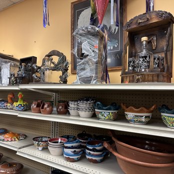 Chapultepec - a shelf full of pottery - Mexican Near Me - Hallandale Beach, Florida Chapultepec - a shelf full of pottery - Mexican Near Me - Hallandale Beach, Florida