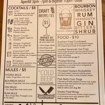 Common Restaurant - Happy hour menu - Cocktail Bars Near Me - Savannah, Georgia Common Restaurant - Happy hour menu - Cocktail Bars Near Me - Savannah, Georgia