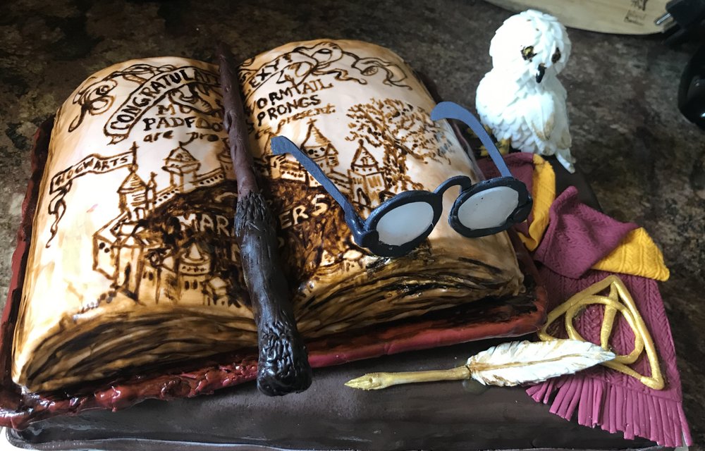 Harry Potter Celebration Cake Chai Spice With Cream Cheese