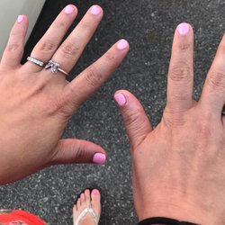 D Spa - Cuticles were not pushed back.