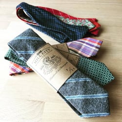 Mill City Fineries - Each piece is individually hand-stamped with a run number.  The tie in the front is number 7 of 14.