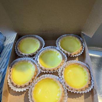 Pegasus Bakery & Cafe - Egg tart with cookies crust - Bakeries Near Me - Sacramento, California