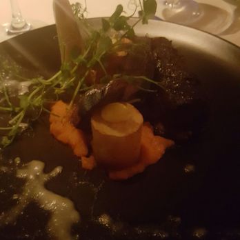 The Grill Room - The beef ribs with sweet potatoes and pickles - New American Near Me - New Orleans, Louisiana