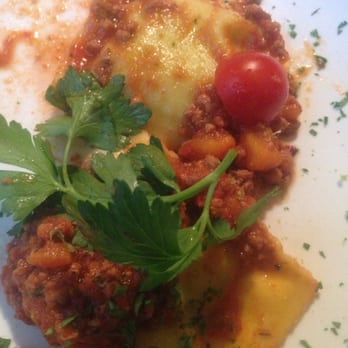 La Cucina del Garga - Spinach ravioli with meat sauce - Italian Near Me - Florence, FI La Cucina del Garga - Spinach ravioli with meat sauce - Italian Near Me - Florence, FI