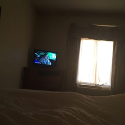 TV is so far from the bed. Hard to see!