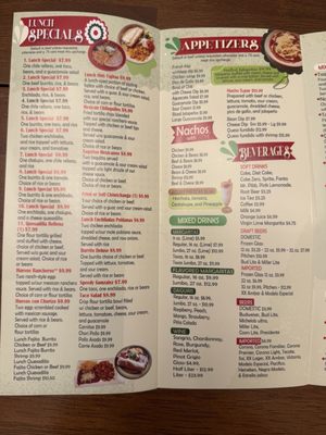 Menu photo 2 El Sabor Mexicano Williamsburg, VA Menu photo 2 El Sabor Mexicano Williamsburg, VA