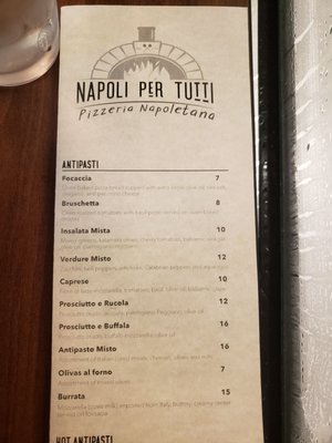 Menu photo 6 Napoli Per Tutti Schaumburg, IL Menu photo 6 Napoli Per Tutti Schaumburg, IL
