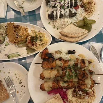 Beit Rima - Chicken tawook plate and beef kabob plate - Arabic Near Me - San Francisco, California