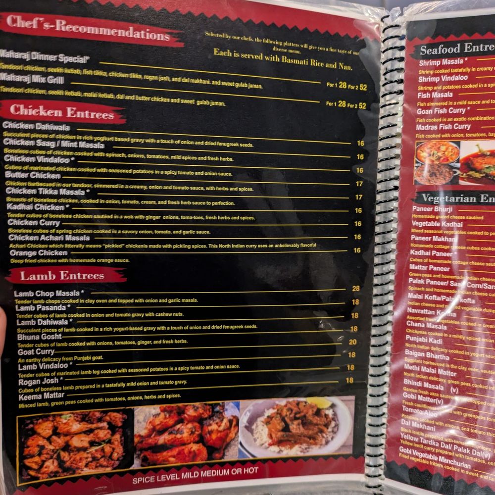Maharaj Indian Grill - Menu - Indian Near Me - Elmhurst, Illinois Maharaj Indian Grill - Menu - Indian Near Me - Elmhurst, Illinois
