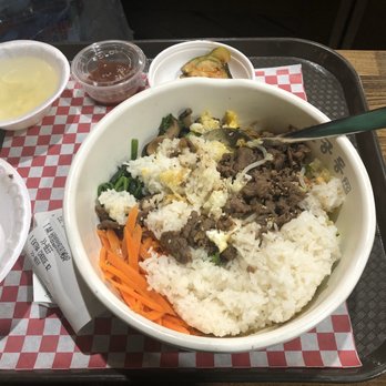So Gong Dong - Beef bibimbap with the rice mixed in. - Korean Near Me - Cary, North Carolina So Gong Dong - Beef bibimbap with the rice mixed in. - Korean Near Me - Cary, North Carolina