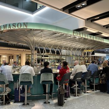 Heathrow Airport - Fortnum & Mason bar (store in the background) - Airports Near Me - Hounslow, XGL Heathrow Airport - Fortnum & Mason bar (store in the background) - Airports Near Me - Hounslow, XGL
