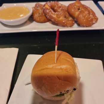 810 Entertainment - Pretzels, beer cheese. Spare burger slider. - Bars Near Me - North Myrtle Beach, South Carolina 810 Entertainment - Pretzels, beer cheese. Spare burger slider. - Bars Near Me - North Myrtle Beach, South Carolina