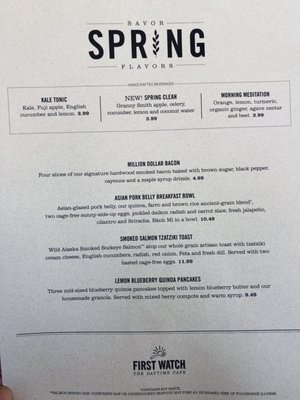 Menu photo 8 First Watch Phoenix, AZ Menu photo 8 First Watch Phoenix, AZ