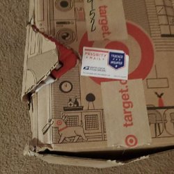 United States Post Office - Package delivered all cut up