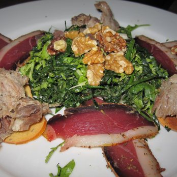 Maison Harlem - ~ 3 Duck Salad (smoked duck breast, smoked rillettes & duck confit w.walnuts) - French Near Me - New York, New York
