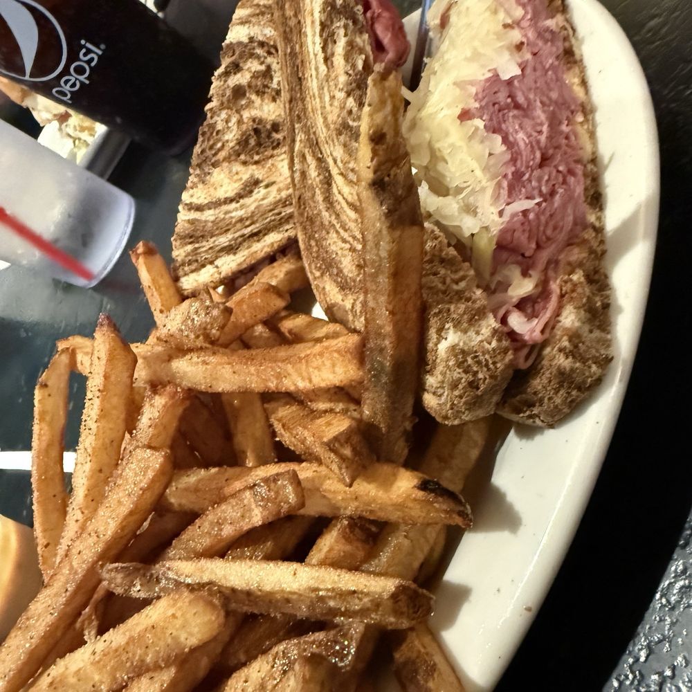 Brook Restaurant & Bar - Ruben with fries - American Near Me - Tulsa, Oklahoma Brook Restaurant & Bar - Ruben with fries - American Near Me - Tulsa, Oklahoma