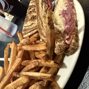 Brook Restaurant & Bar - Ruben with fries - American Near Me - Tulsa, Oklahoma