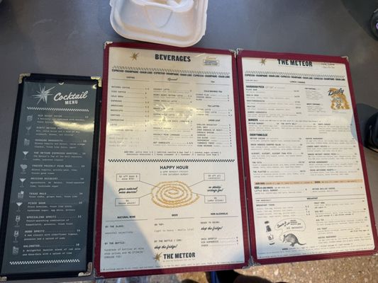 Menu photo 1 The Meteor Austin, TX Menu photo 1 The Meteor Austin, TX