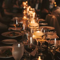 Party On Events - Mood lighting, mixed floating LED candles
