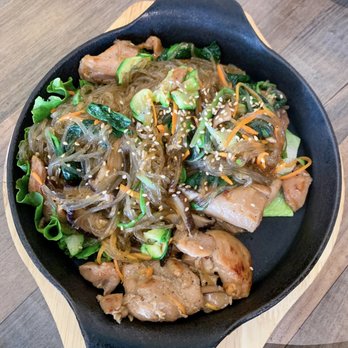BaBbi BaBbi Korean Kitchen - Japchae w/ BBQ Chicken | 7/25/2021 - Korean Near Me - Orlando, Florida