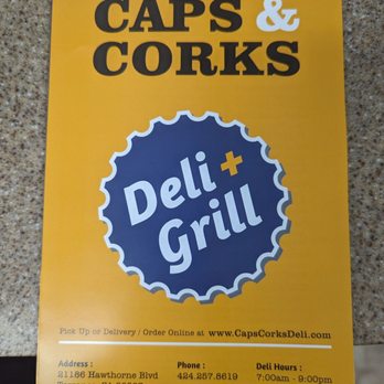 Caps & Corks - Menu - Beer, Wine & Spirits Near Me - Torrance, California Caps & Corks - Menu - Beer, Wine & Spirits Near Me - Torrance, California