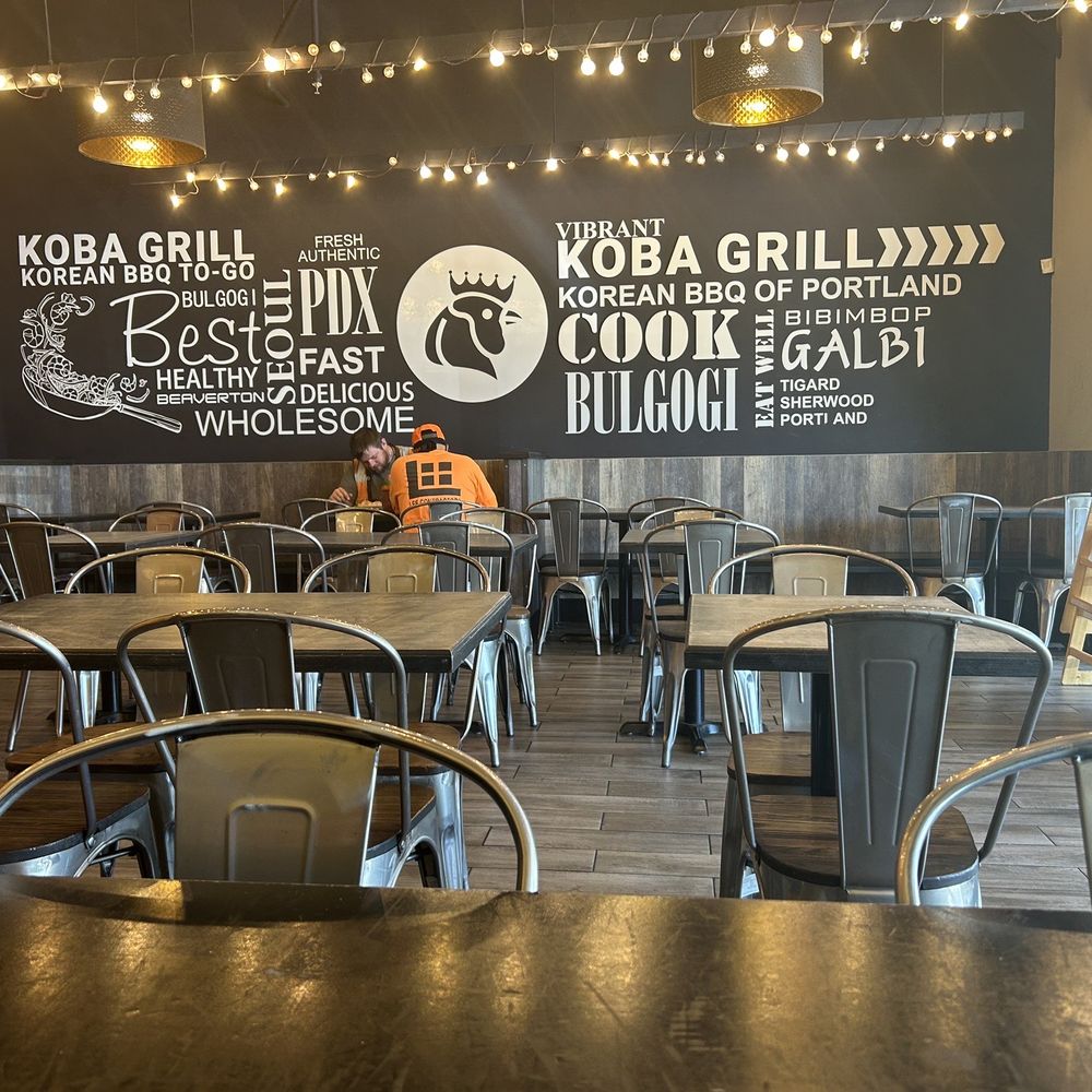 Koba Grill - tables and chairs in a restaurant - Korean Near Me - Tigard, Oregon Koba Grill - tables and chairs in a restaurant - Korean Near Me - Tigard, Oregon