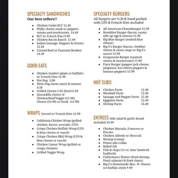Big E’s - 2024 menu - Delis Near Me - Cottekill, New York Big E’s - 2024 menu - Delis Near Me - Cottekill, New York