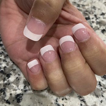 Knock Knock Nails & Spa - Classic French tip acrylics - Nail Technicians Near Me - Lakewood, Colorado