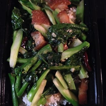 Khun 9 Thai Kitchen - Ka-Na Moo Krob - Thai Near Me - Torrance, California