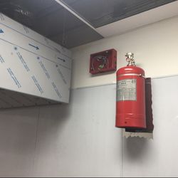Integrity Fire Protection - The start of a new fire suppression system installation.