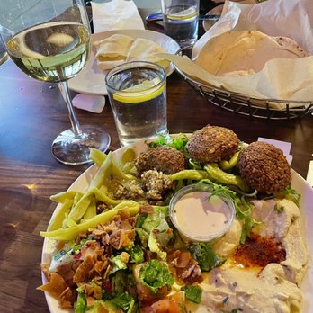 Open Sesame - Falafel plate - Mediterranean Near Me - Long Beach, California Open Sesame - Falafel plate - Mediterranean Near Me - Long Beach, California