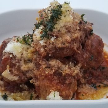 Offshore Rooftop - Lamb & Zucchini Meatballs - New American Near Me - Chicago, Illinois Offshore Rooftop - Lamb & Zucchini Meatballs - New American Near Me - Chicago, Illinois