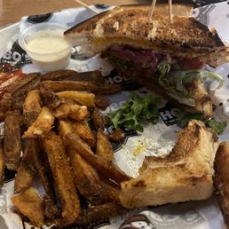 Nasty burger with a side of the salt and crap Nasty burger with a side of the salt and crap