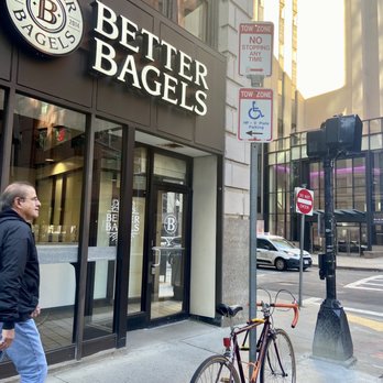 Better Bagels - Entrance is on High Street - Bagels Near Me - Boston, Massachusetts