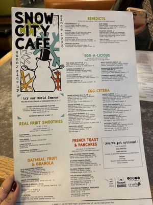 Menu photo 8 Snow City Cafe Anchorage, AK