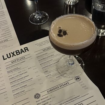 LUXBAR - Espresso martini - Bars Near Me - Chicago, Illinois
