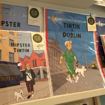 Jam Art Factory - Tintin! - Art Galleries Near Me - Dublin, D Jam Art Factory - Tintin! - Art Galleries Near Me - Dublin, D