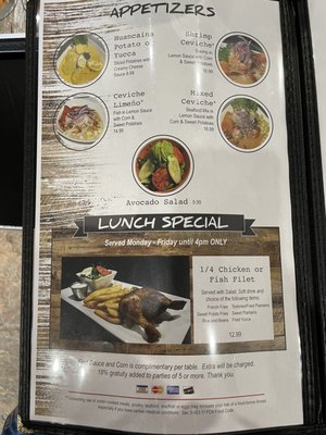 Menu photo 3 Brazas Chicken Orlando, FL