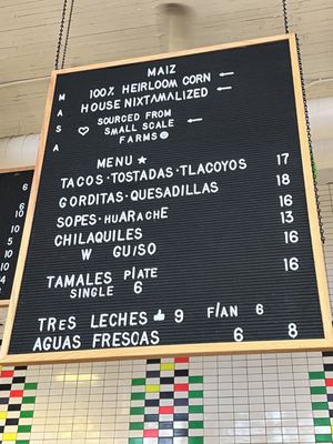 Menu photo 3 Maíz Seattle, WA