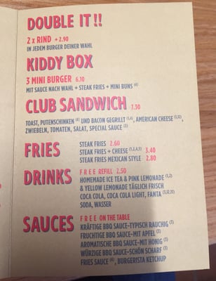 Menu photo 3 Burgerista Nuremberg, BY